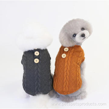 Elegant fashionable custom luxury knit dog sweater